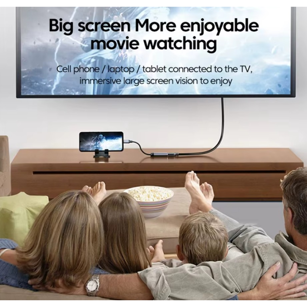 Адаптер перетворювач конвертер Type-C to HDMI 4К SmartGo