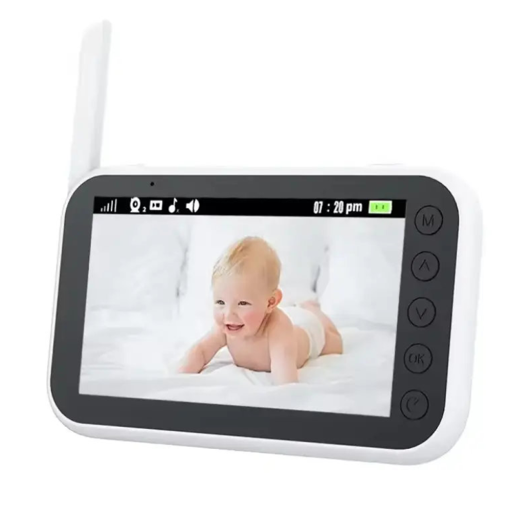 Відеоняня Baby Monitor ABM100 з монітором 4.3''  оглядом 360° двостороннім зв'язком та нічним баченням