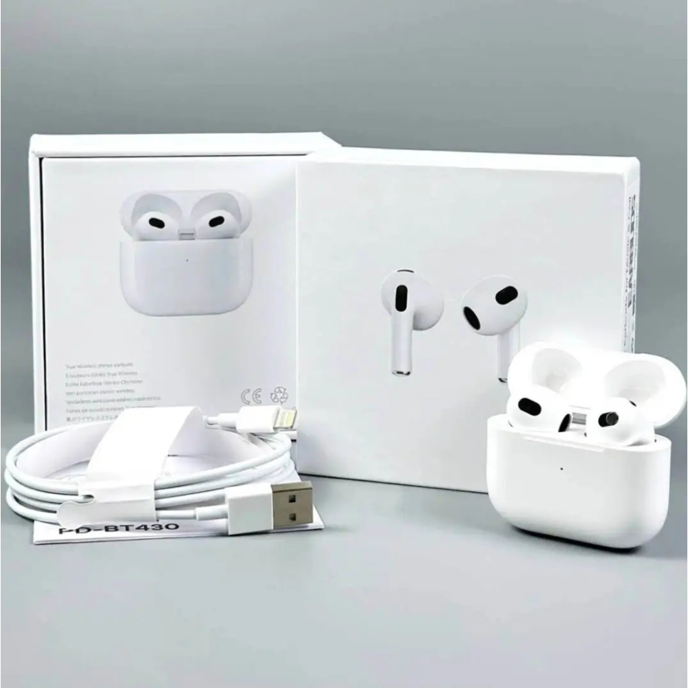 Bluetooth TWS наушники Remax PD-BT430. Белые. 4th Generation Smart Case