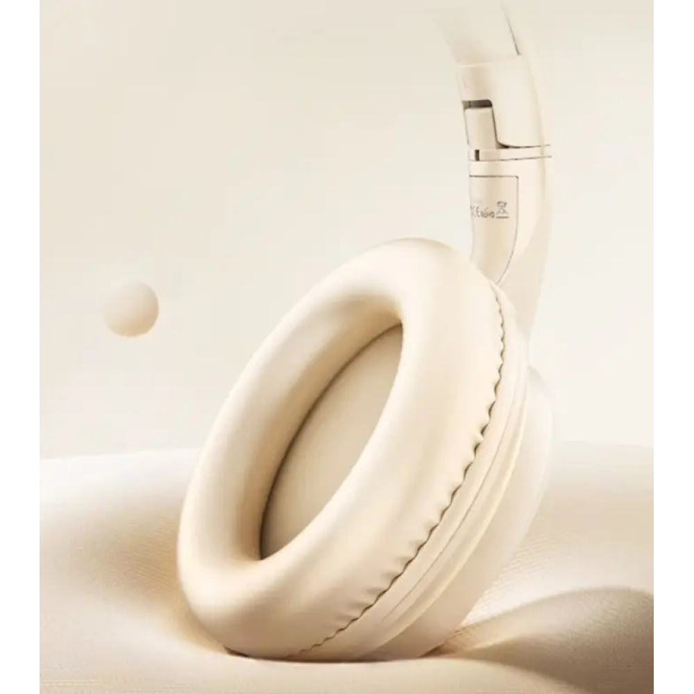 Bluetooth навушники Remax RB-100HB BT5.4 з мікрофоном Бежеві