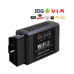 Автосканер OBD2 WIFI ELM327 V1.5 адаптер iPhone IOS /Android OBDII