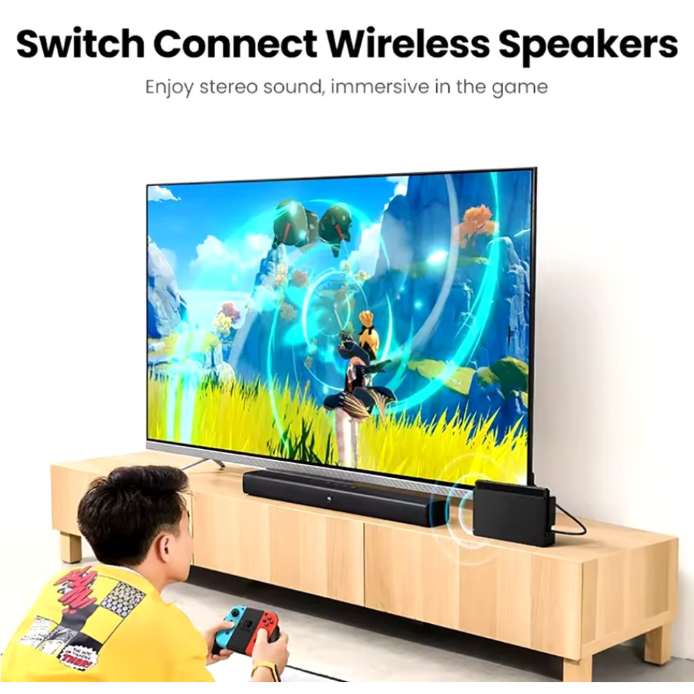 Bluetooth адаптер підключення навушників для Sony PS5 PS4 BT 5.3 dongle Nintendo Switch