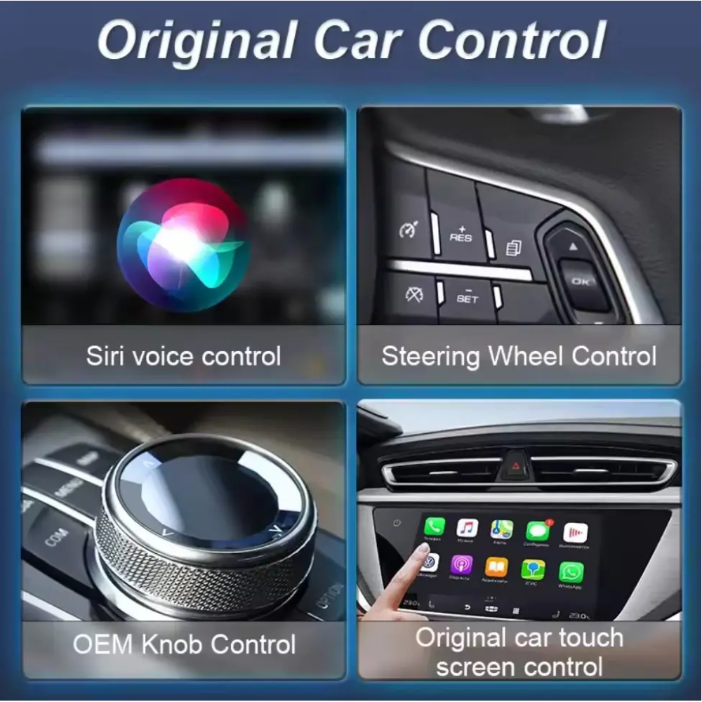 Адаптер бездротовий для Apple CarPlay та Android Auto 2in1 USB WIFI5 Bluetooth 5.0 з OTG адаптером