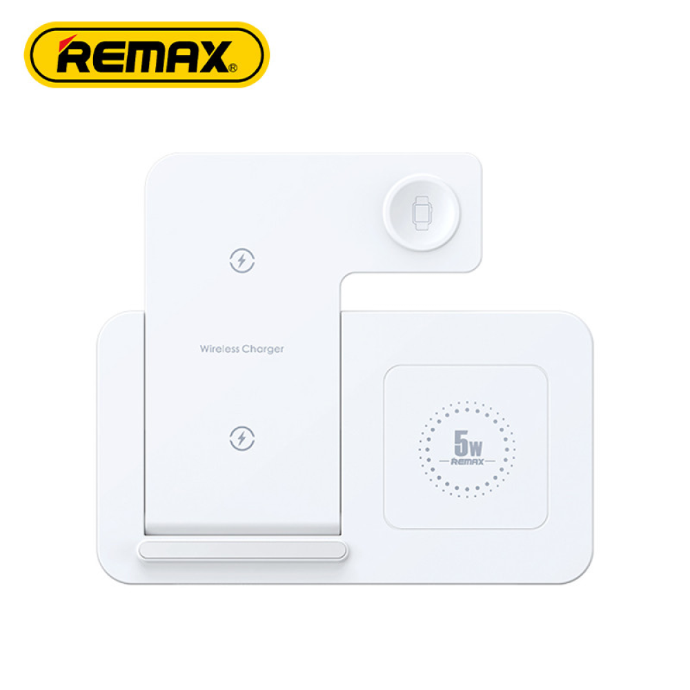 Бездротовий зарядний пристрій 22W REMAX Minxl Series 3-in-1 Foldable Wireless Charger RP-W60 Білий