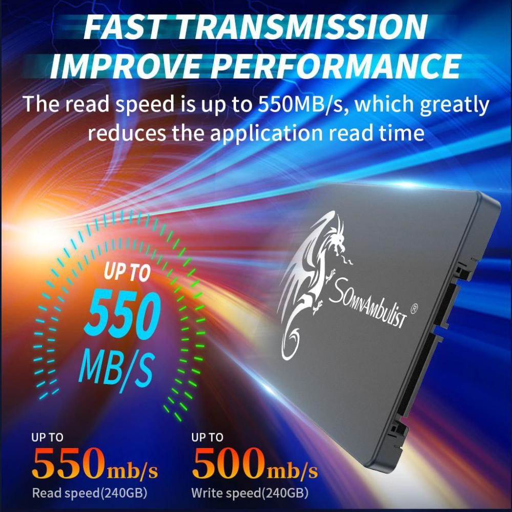 SSD диск 128 Gb  Somnambulist bulk