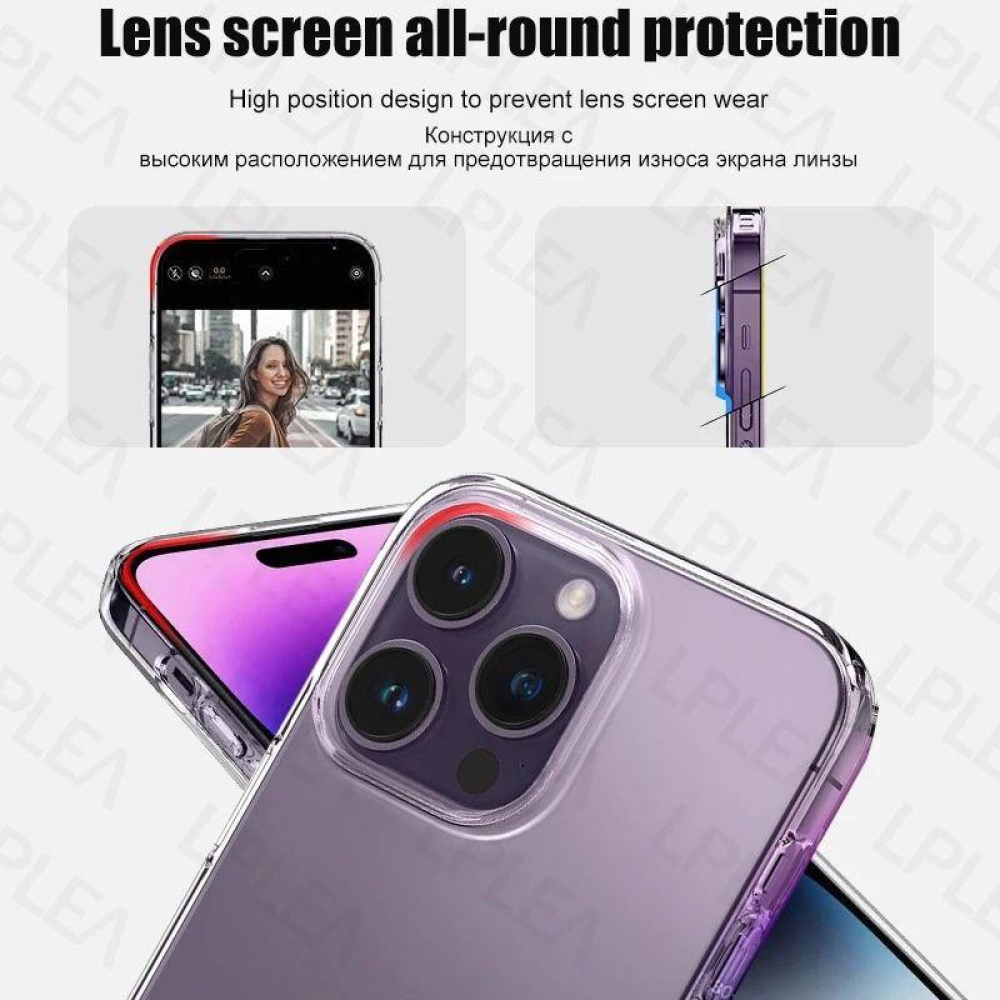 Прозорий чохол iPhone 14 Pro Transparent silicone