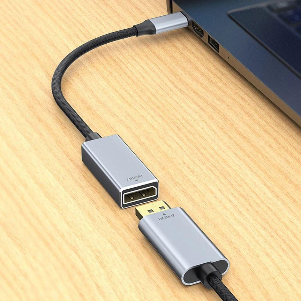 Адаптер перетворювач конвертер  Type-C - DisplayPort 8K 60Hz Elink-W