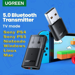 Ugreen CM408 Bluetooth адаптер підключення навушників для  Sony PS5 PS4, Nintendo, PC