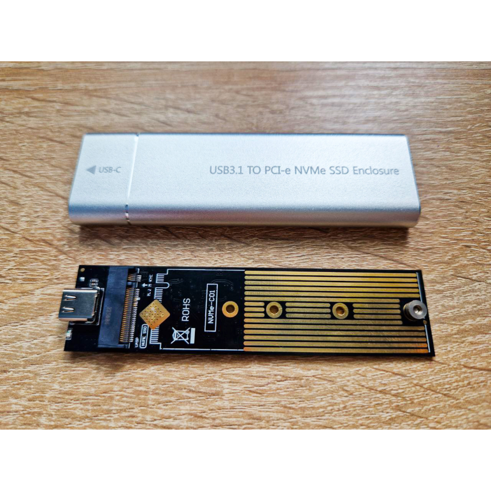 Зовнішня кишеня m.2 NVME pcie SSD Type-C - USB 3.0   M-Key NVMe-C01