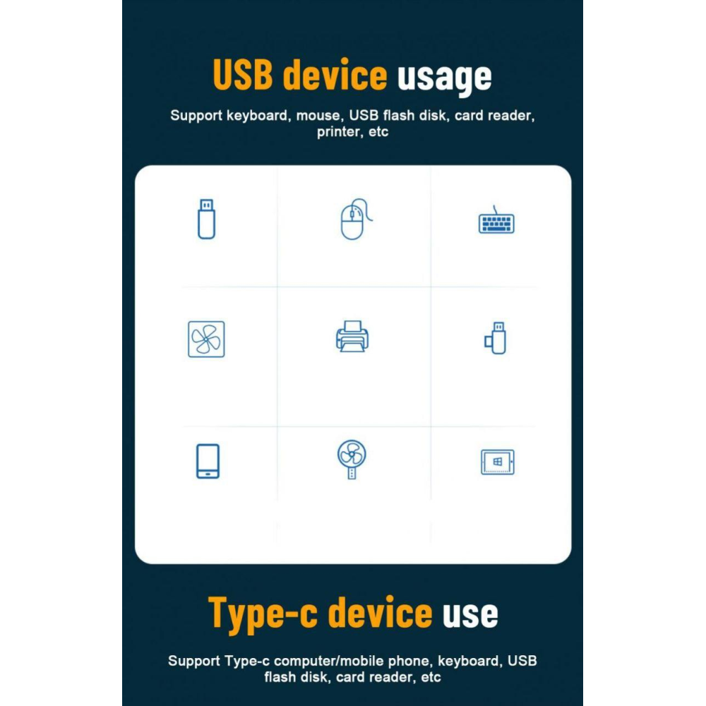 Type-c USB 3.0 хаб SmartGo 4 порти UniversalPort SmartGo