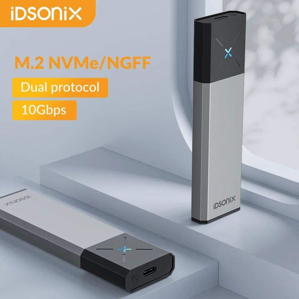 Зовнішня кишеня NVME NGFF m.2 SSD USB 3.0 + Type-C iDsonix