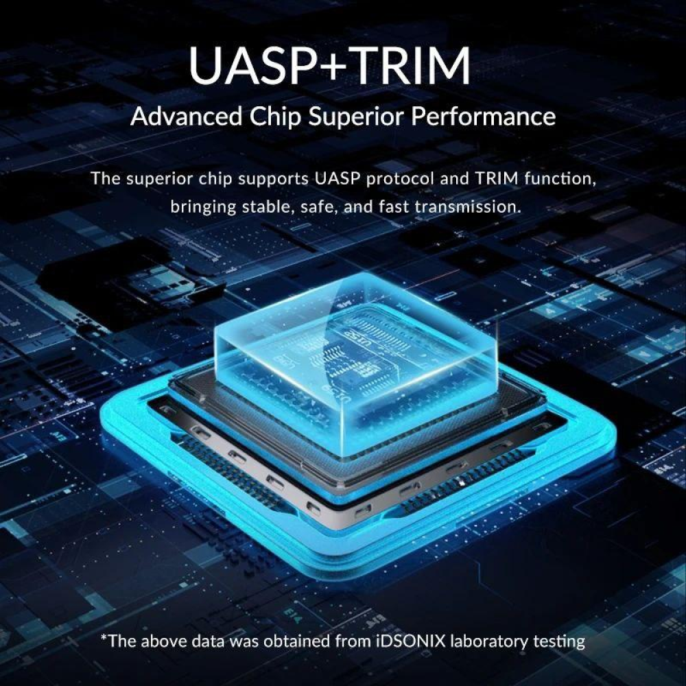 Зовнішня кишеня NVME NGFF m.2 SSD USB 3.0 + Type-C iDsonix