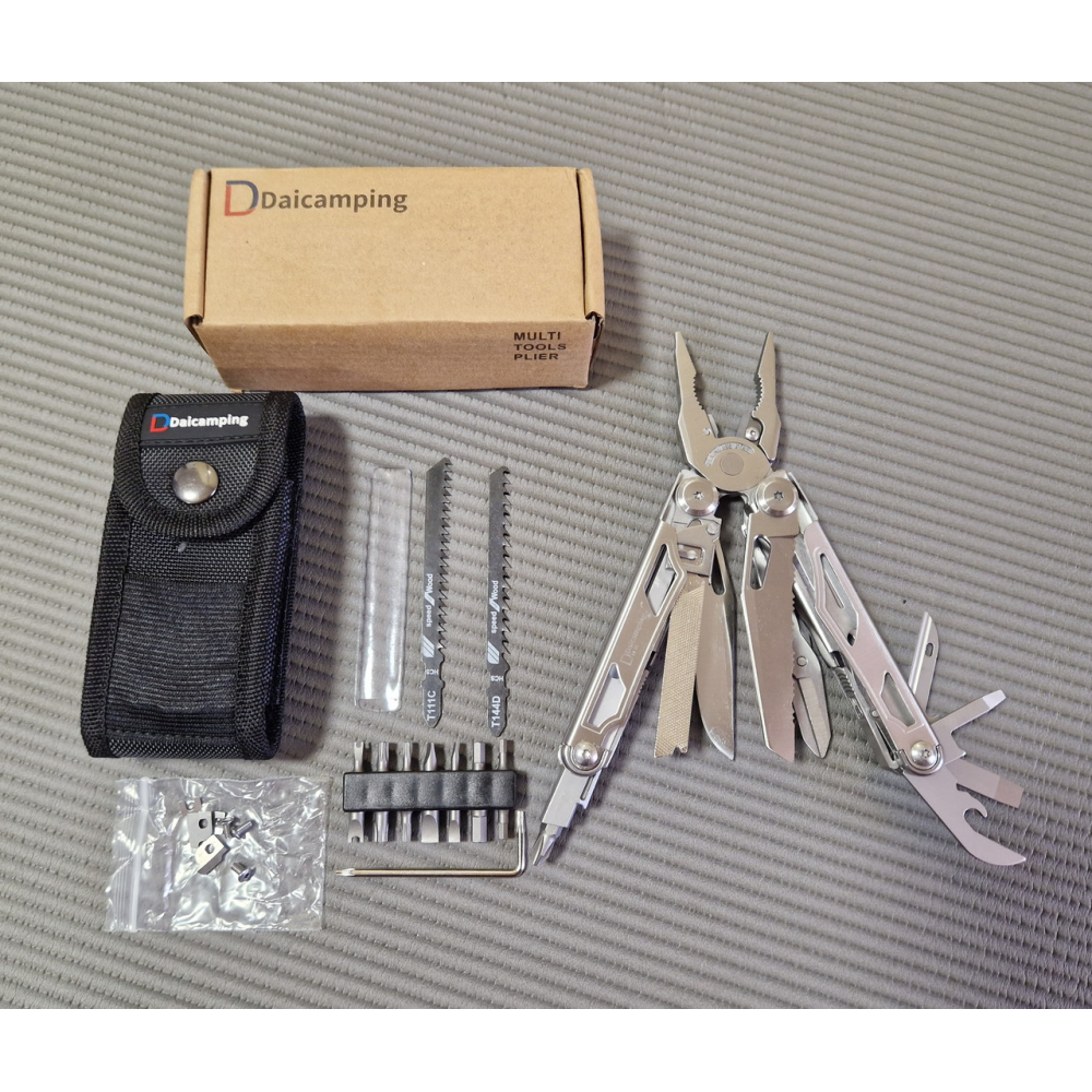Мультитул Daicamping DL30 комплект біт, змінні різці, комплект пилок Liner Lock