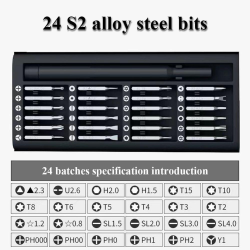 Набір викруток 24 в 1 Magnetic plastic handle