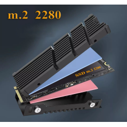 Радіатор охолодження SSD M.2  2280 + термопрокладки Jeyi iCold-2 Silver