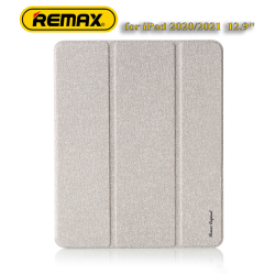 Чохол REMAX Chan Series Leather Case PT-10 for iPad Pro 12.9“ (2019-2022) бежевий + відсік для стилуса