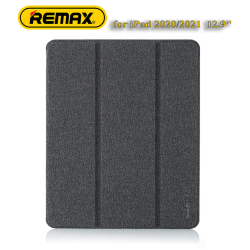 Чохол REMAX Chan Series Leather Case PT-10 for all iPad Pro 12.9“ (2019-2022) темно-сірий + відсік для стілусу
