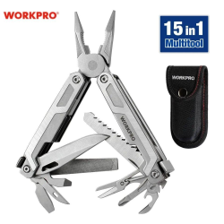 Мультитул  WORKPRO W014085 15in1 Повнорозмірний
