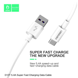 Кабель Type-C - USB 5,4A Denmen D12T Кабель Type-C - USB 5,4A Denmen D12T