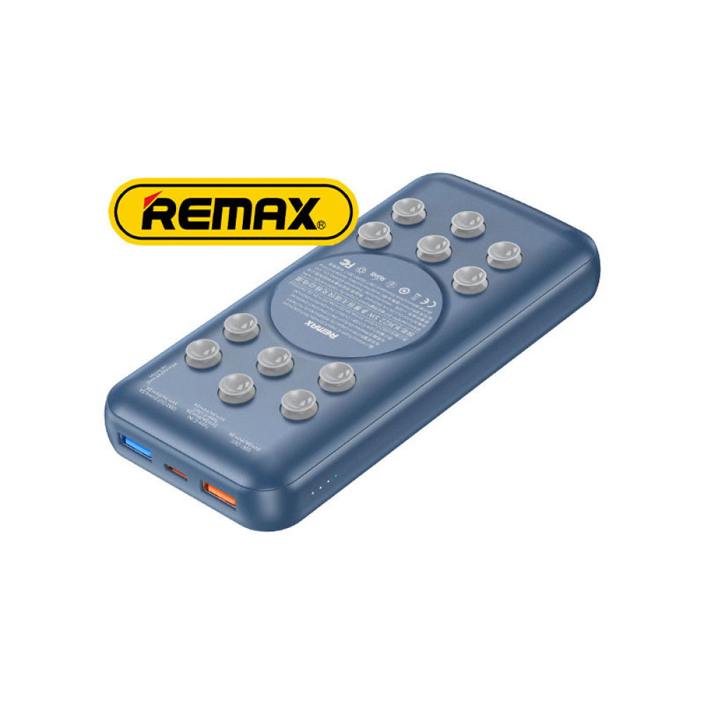 Powerbank 20000mAh 22.5W  Remax RPP-207  QC3.0 PD Швидка + бездротова зарядка