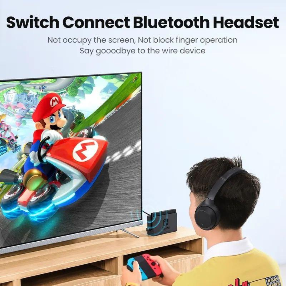Ugreen CM408 Bluetooth адаптер підключення навушників для  Sony PS5 PS4, Nintendo, PC