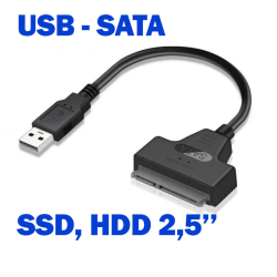 Переходник SATA USB 2.0 для жесткого диска HDD SSD 2.5““ SmartGo
