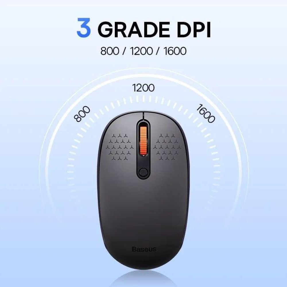 Бездротова миша Baseus F01B Bluetooth + радіо 2.4Ghz