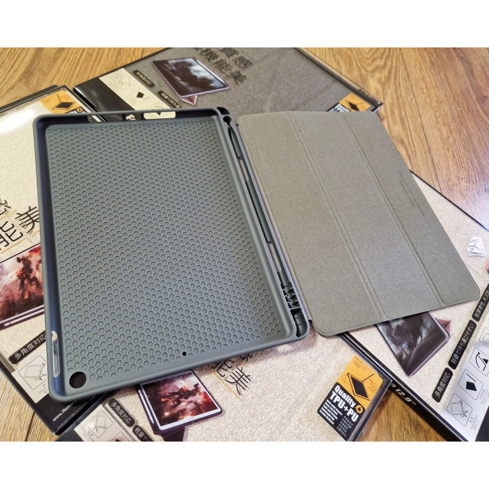 Чохол REMAX Chan Series Leather Case PT-10 for all iPad 10.2“ (2019-2022) синій + відсік для стілусу