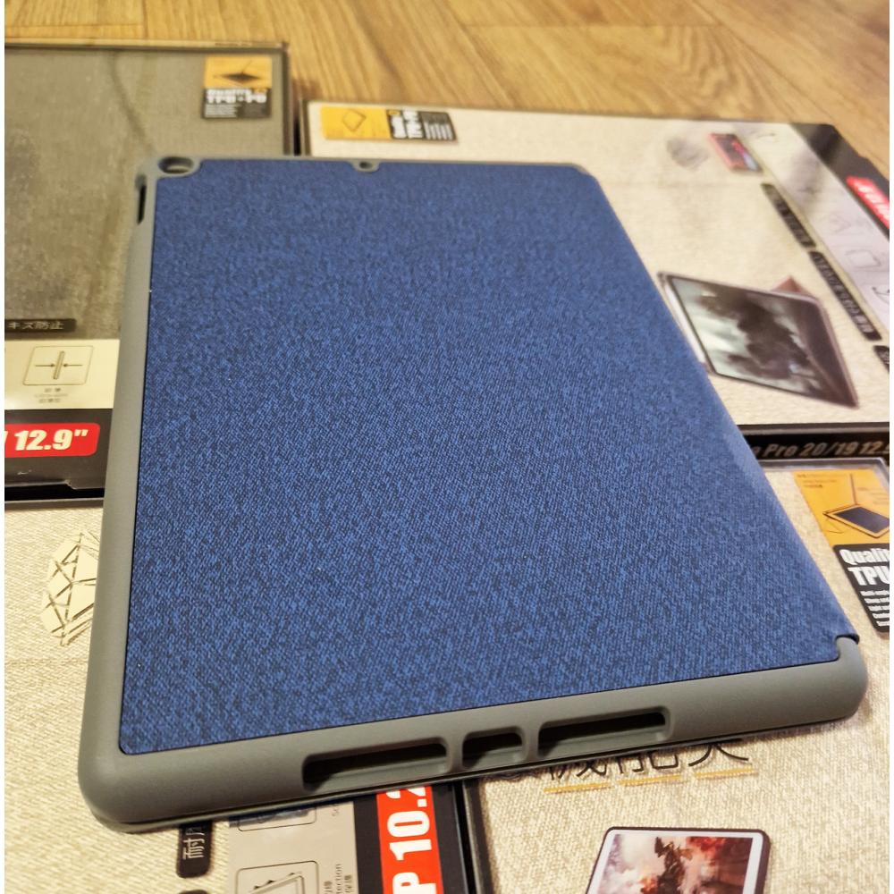 Чохол REMAX Chan Series Leather Case PT-10 for all iPad 10.2“ (2019-2022) синій + відсік для стілусу