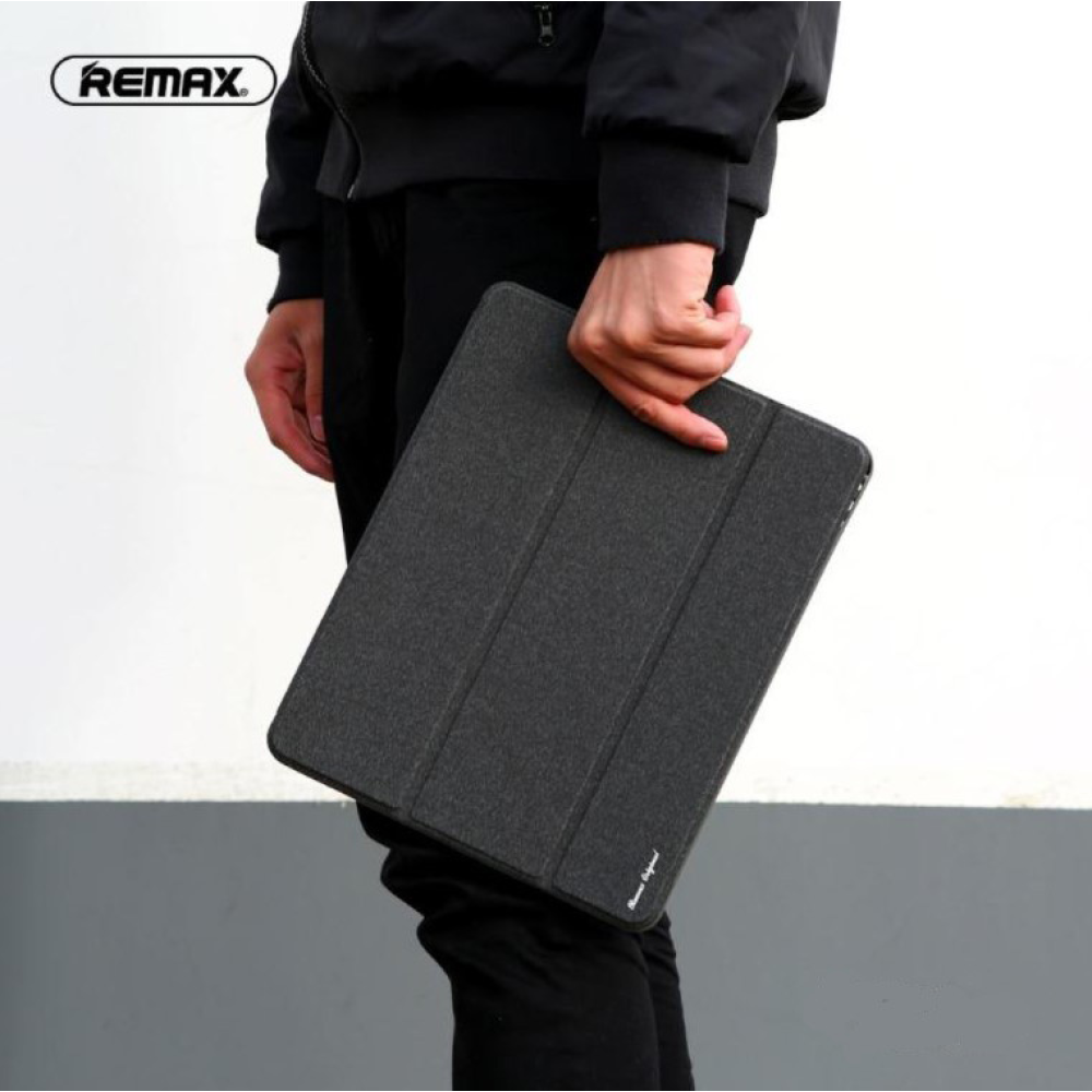 Чохол REMAX Chan Series Leather Case PT-10 for iPad Pro 12.9“ (2019-2022) бежевий + відсік для стилуса