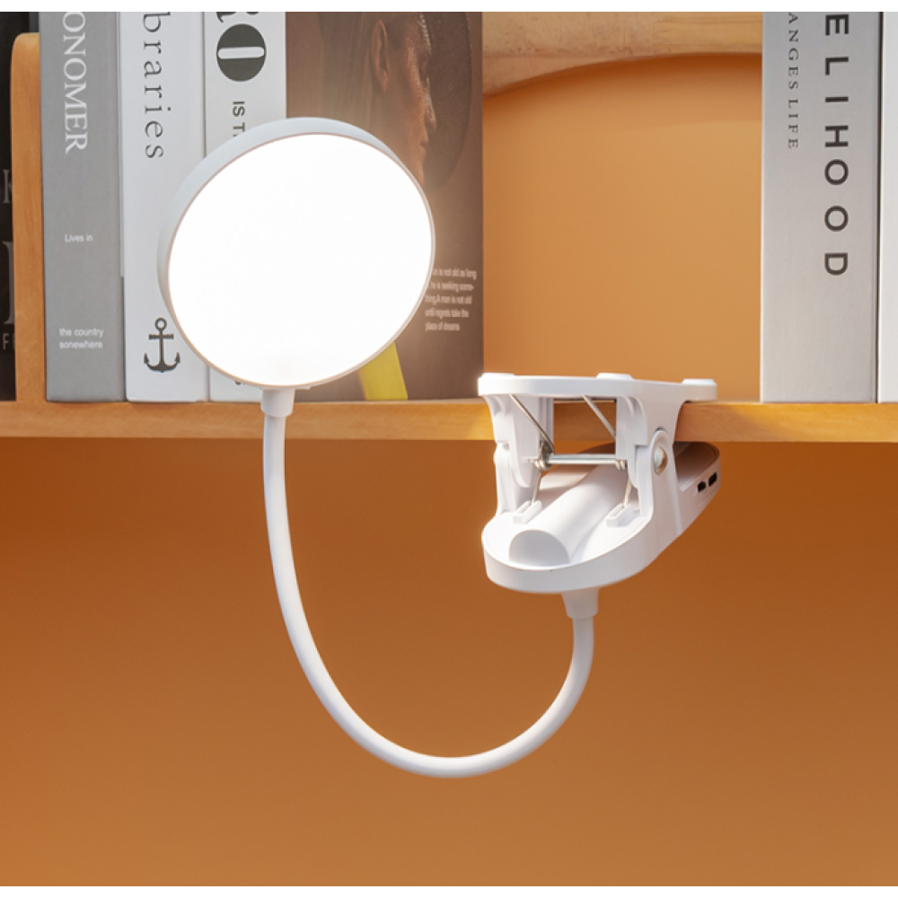 Портативна лампа LedLine Comfort Reading Mini Clip регулювання яскравості Type-C