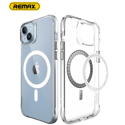 Прозорий чохол iPhone 15 Pro Max MagSafe Remax Crys Series Magsafe Magnetic Phone Case RM-1690