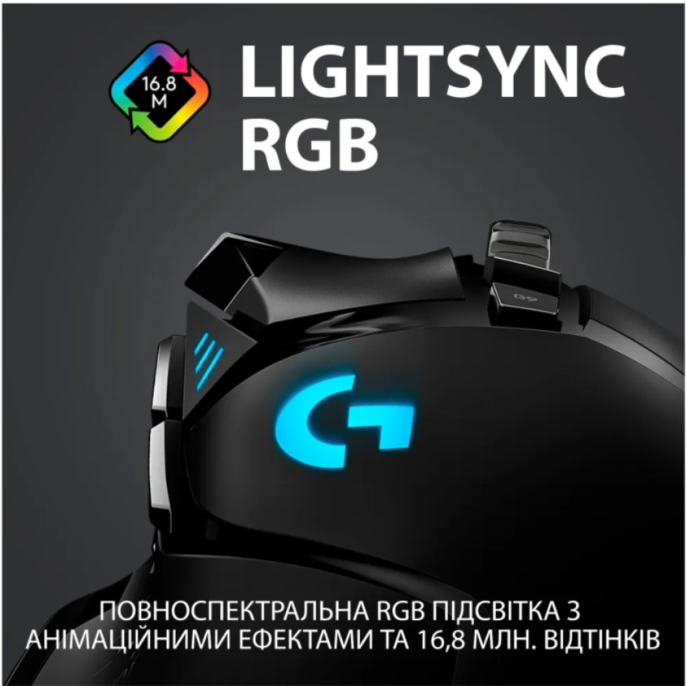 Бездротова миша Logitech G502 LIGHTSPEED Чорна