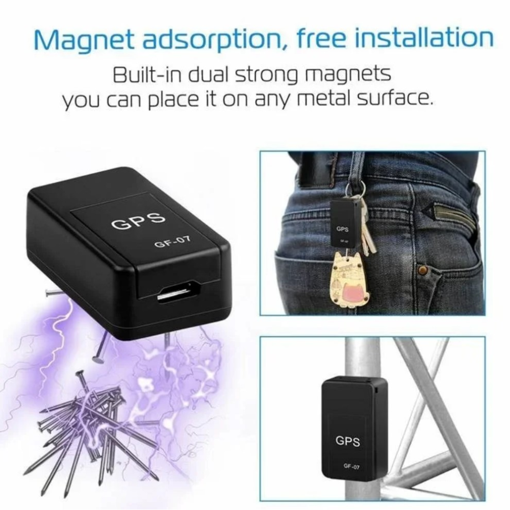 GPS трекер GF-07 з мікрофоном та SIM лотком