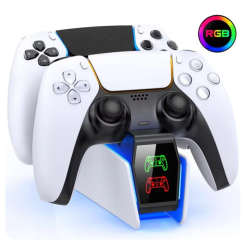 Зарядна док-станція з RGB-підсвіткою для PlayStation 5 PS5