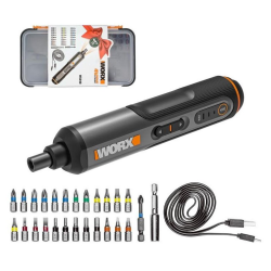 Електрична акумуляторна викрутка WORX WX240 Type-c Комплект