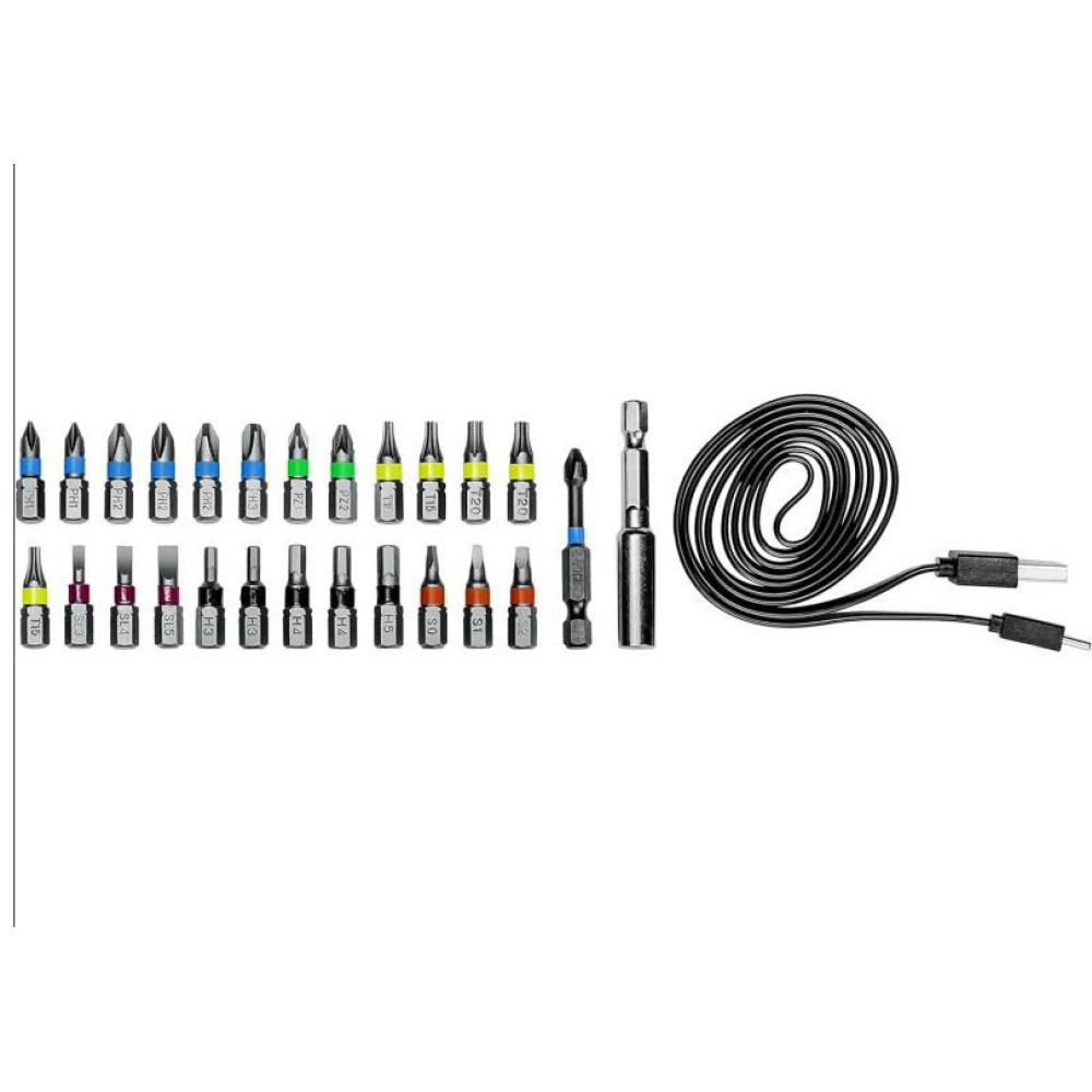 Електрична акумуляторна викрутка WORX WX240 Type-c Комплект